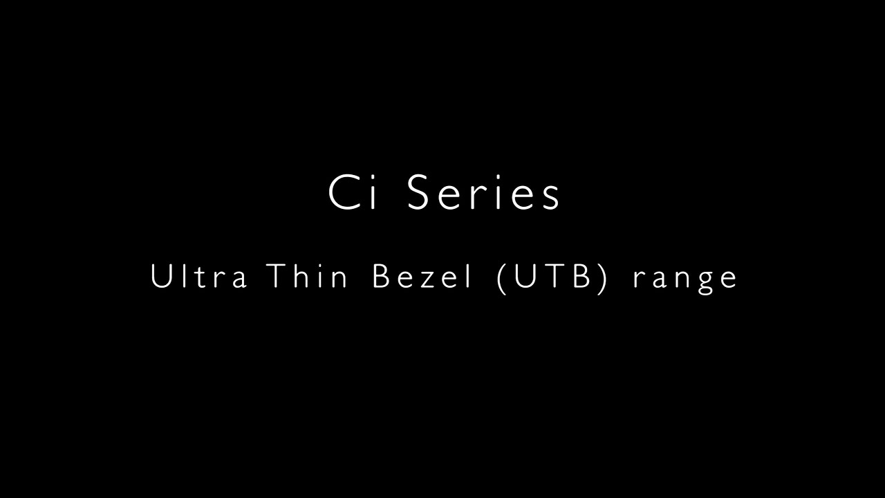 KEF Ci Series - Ultra Thin Bezel (UTB) range