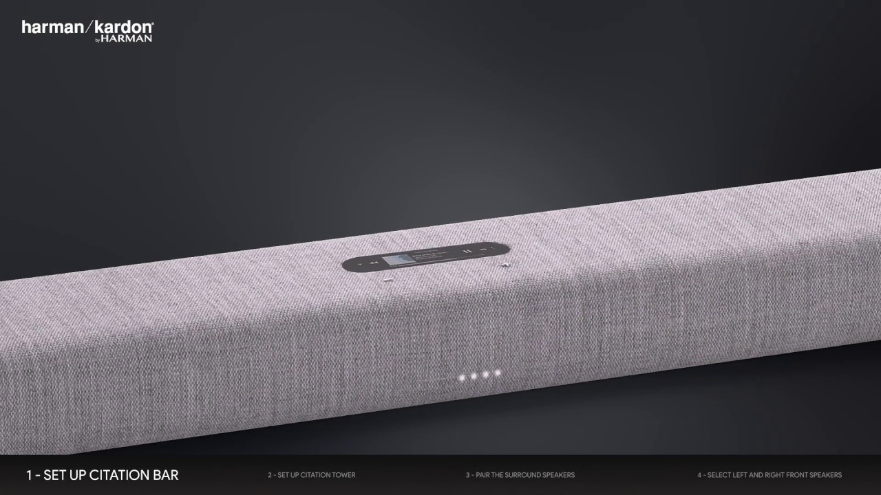 Harman Kardon Citation | How to setup Bar, Surround and Towers