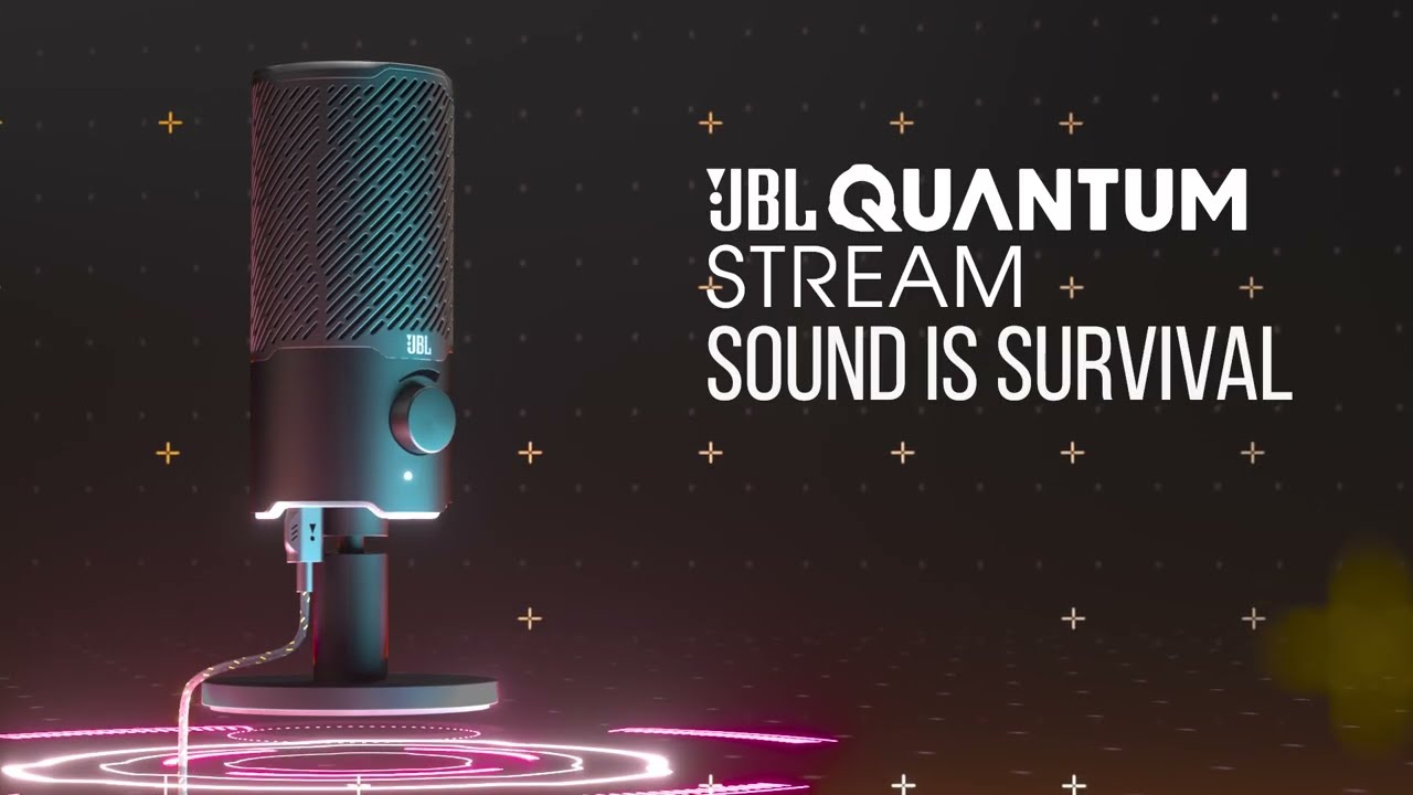 JBL Quantum Stream | USB microphone for streaming, recording and gaming