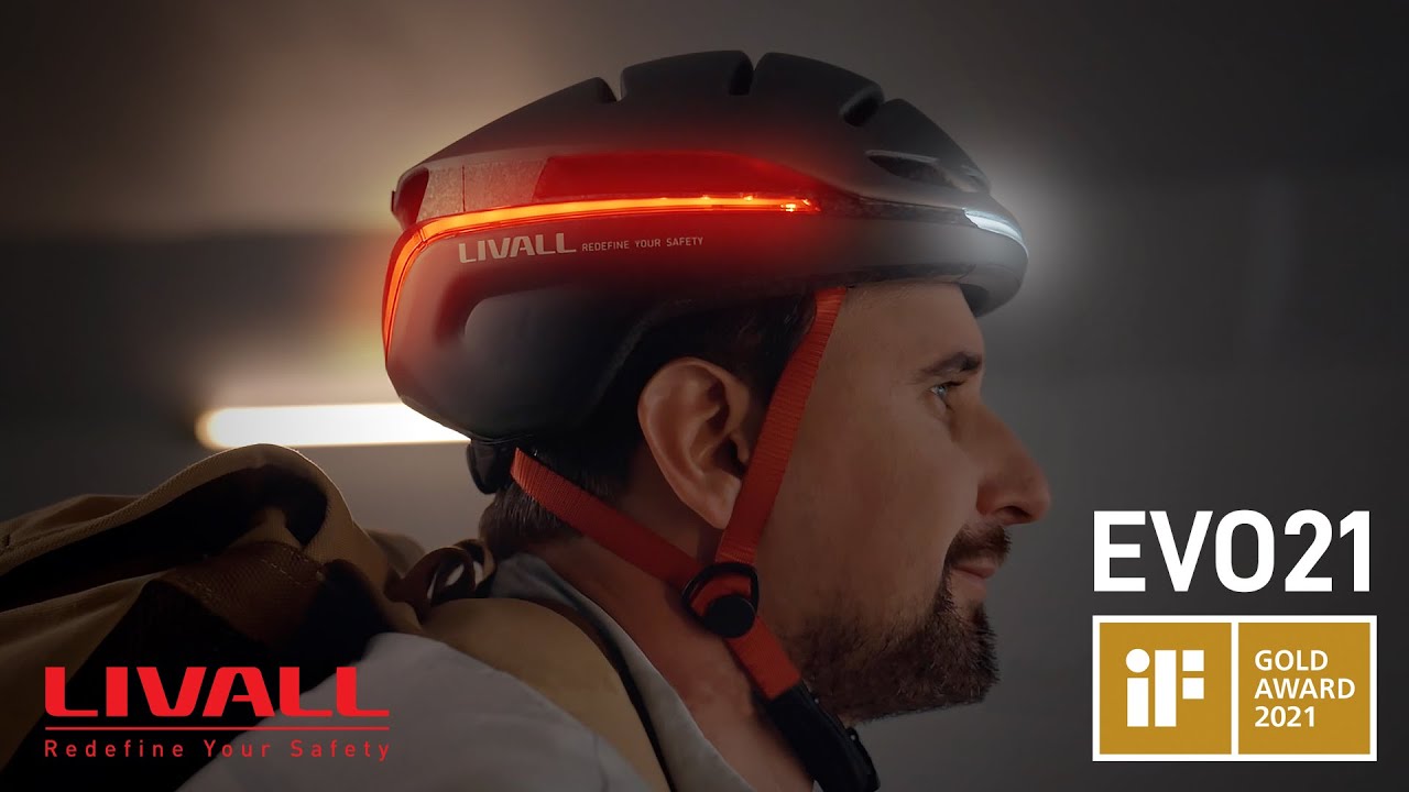 LIVALL EVO21 Smart Cycle Helmet with 360 degree lighting