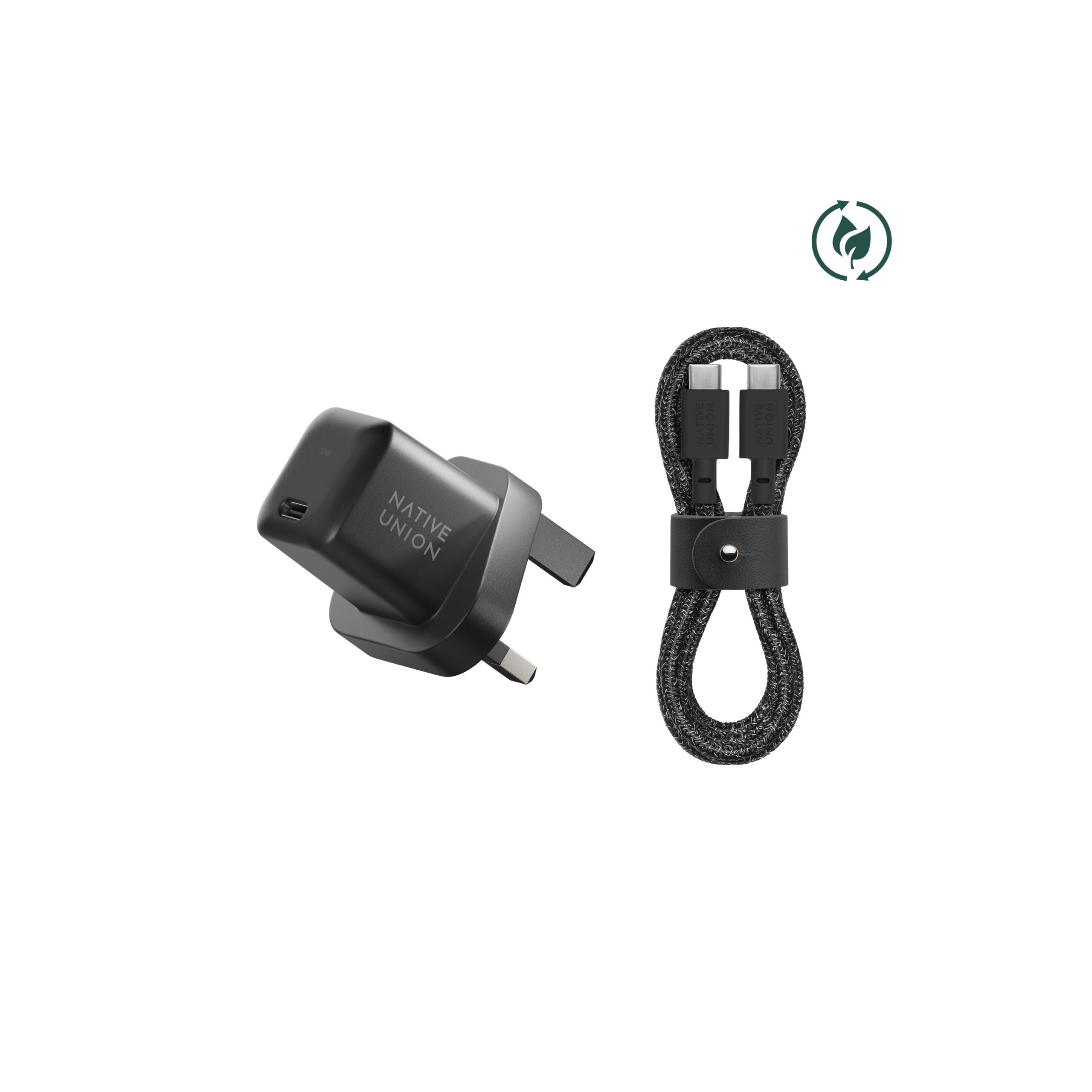 GaN Charger 30W+Cable C-C UK