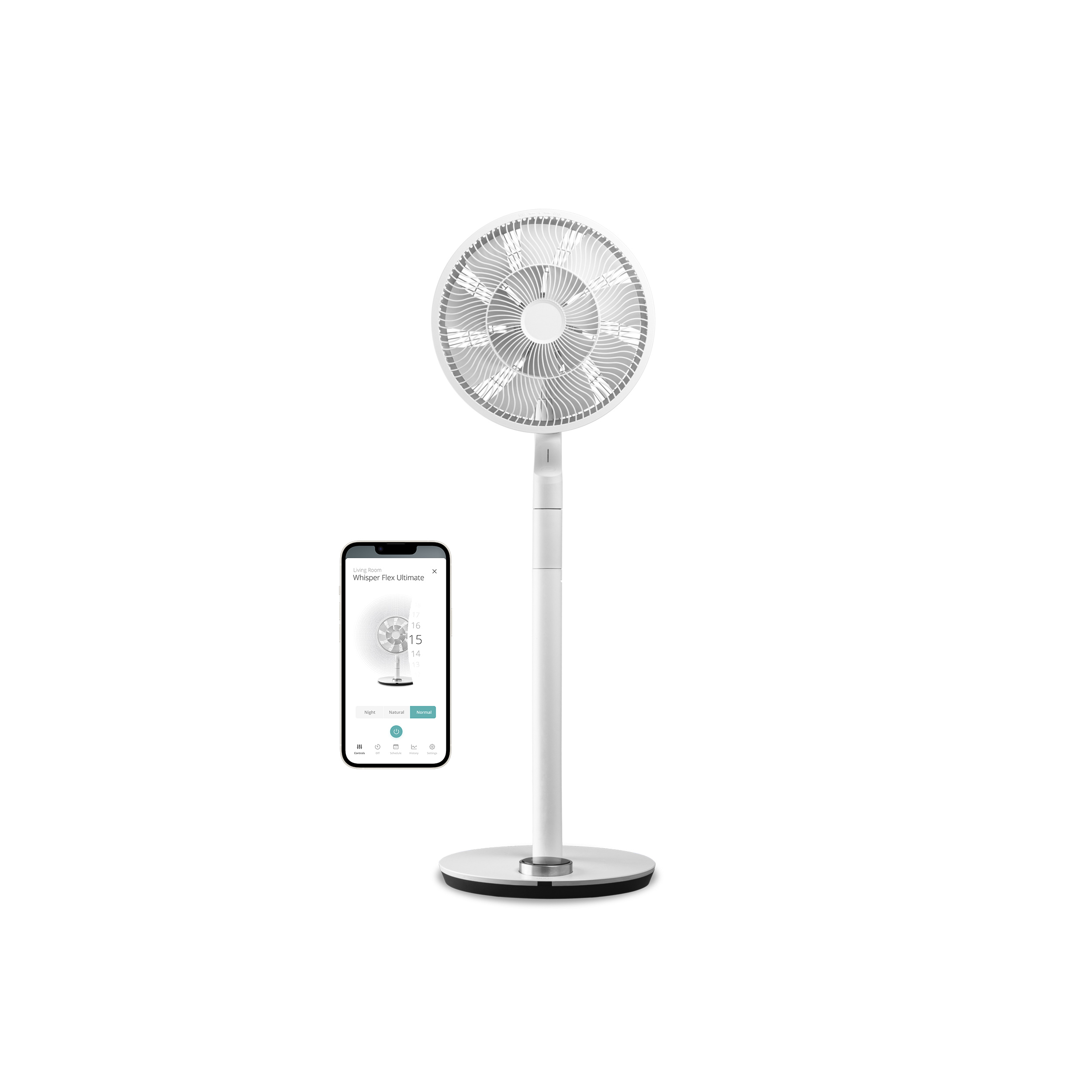 Duux Whisper Flex Ultimate Fan with Battery Pack